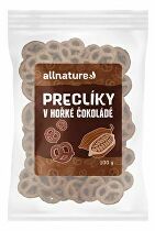 Allnature Horké čokoládové praclíky 100g