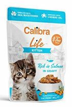Calibra Cat Life Kitten Losos v omáčke 85g + Množstevná zľava