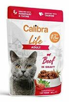 Calibra Cat Life kapsula Adult Hovädzie mäso v omáčke 85g