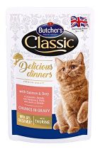 E-shop Butcher's Cat Class.Delic.Dinn. losos+dorada kapsa100g + Množstevná zľava