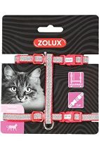 E-shop Postroj pre mačky SHINY nylon červený Zolux