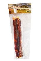 E-shop Delikatesa Tyčinka z byvolej kože 28cm s kačacím mäsom 2ks + Množstevná zľava