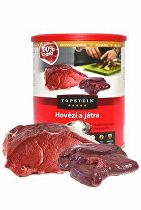 Topstein Hovädzie mäso s pečeňou v konzerve 800 g + Množstevná zľava zľava 15%