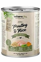 Chicopee Dog konz. Pure Poultry&Rice 800g + Množstevná zľava zľava 15%