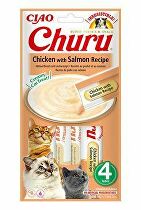 E-shop Churu Cat kuracie mäso s lososom 4x14g + Množstevná zľava