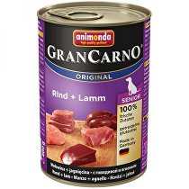 Animonda dog konzerva Gran Carno Senior hovädzie/jahňacie - 400g
