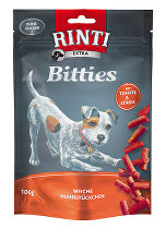 Rinti Pochúťka pre psov Extra Mini-Bits paradajka + tekvica 100g + Množstevná zľava