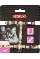 E-shop Postroj pre mačky ARROW nylonový čokoládový Zolux