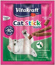 Vitakraft Cat treat Stick mini Rabb.+Duck. 3x6g + Množstevná zľava