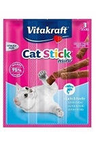 Vitakraft Cat treat Stick mini Salmon+Trout 3x6g + Množstevná zľava