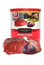 Topstein Hovädzie mäso a srdce v konzerve 800 g