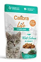 Calibra Cat Life capsa Sterilizovaný losos v omáčke 85g