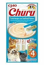 E-shop Churu Cat Recept na tuniaka s príchuťou morských plodov 4x14g + Množstevná zľava