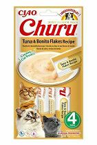 Churu Cat Tuna & Bonito Flakes Recipe 4x14g + Množstevná zľava Churu 3 + 1 ZADARMO