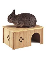 Ferplast domček pre králiky drevo SIN 4646