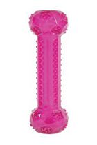 E-shop Hračka pre psov kosť z termoplastickej gumy 25 cm ružová Zolux