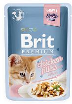 Brit Premium Cat D Fillets in Gravy for Kitten 85g + Množstevná zľava