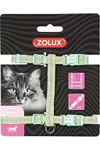 E-shop Postroj pre mačky SHINY nylon zelený Zolux