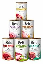 Brit Dog Cons Paté & Meat Mix balenie 6x400g