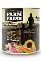 Farm Fresh Dog Sheep&Duck s mrkvou v konzerve 800g