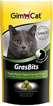 Gimpet cat GRAS BITS tablety s trávou pre mačky 40g + Množstevná zľava