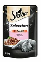 Sheba Pocket Selection s lososom v šťave 85g + Množstevná zľava