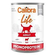 Calibra Dog Life cons.Adult Hovädzie mäso s mrkvou 400g
