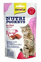 Gimcat Nutri Pockets s hovädzím mäsom 60 g