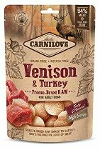 E-shop Carnilove Raw Freeze-Dried Snacks Zverina&Turkey 60g + Množstevná zľava