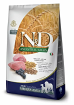 N&D LG DOG Adult M/L Lamb & Blueberry 12kg + konzerva ZADARMO