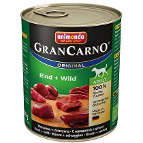 Animonda GRANCARNO cons. Hovädzie mäso pre dospelých 800g + Množstevná zľava