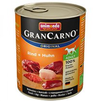 Animonda GRANCARNO cons. Hovädzie/kuracie mäso pre dospelých 800g + Množstevná zľava