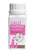 CALCImultivit+junior tablety pre psy a mačky 50 tbl