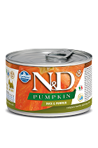 N&D DOG PUMPKIN Adult Duck & Pumpkin Mini 140g + Množstevná zľava 1+1 zadarmo