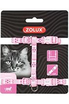 Postroj pre mačky ETHNIC nylon ružový Zolux