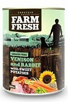 Farm Fresh Dog Venision&Rabit+Sweet Potatoes cons 400g