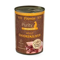 Fitmin dog Purity konzerva s kuracím mäsom a pečeňou 400g