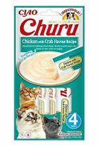 E-shop Churu Cat kuracie mäso s príchuťou kraba 4x14g + Množstevná zľava