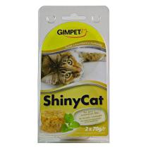 Gimpet cat cons. ShinyCat tuniak/krv/maltóza 2x70g + Množstevná zľava