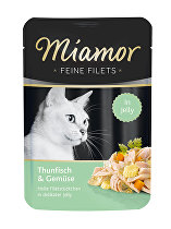 E-shop Miamor Cat Filet z tuniaka + zelený 100g + Množstevná zľava