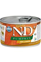 N&D DOG PUMPKIN Adult Quail & Pumpkin Mini 140g + Množstevná zľava 1+1 zadarmo