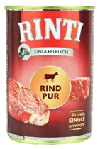 Rinti Dog konzerva Sensible PUR hovädzie 400g + Množstevná zľava