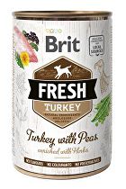 Brit Dog Fresh konz Turkey with Peas 400g + Množstevná zľava