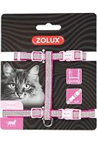 E-shop Postroj pre mačky SHINY nylon ružový Zolux