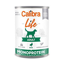 Calibra Dog Life cons.Adult Kačica s ryžou 400g