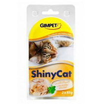 Gimpet cat cons. ShinyCat tuniak/kuracie mäso 2x70g + Množstevná zľava
