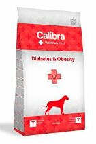 Calibra VD Dog Diabetes & Obesity 12kg NOVINKA + blok ZADARMO