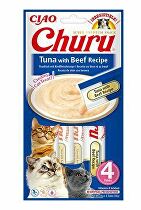 Churu Cat Tuna with Beef Recipe 4x14g + Množstevná zľava