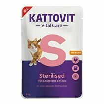 E-shop Kattovit Cat Vital Care Sterilizovaná kuracia kapsička 85g + Množstevná zľava