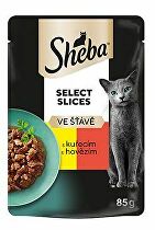 E-shop Sheba kapsa s kuracím a hovädzím mäsom v šťave 85g
